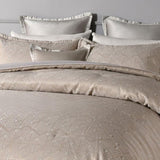 Bianca Bellagio Gold 6 Pcs Jacquard Geometric Comforter Set Queen/King V442-BCA-COMFORTER-BELLAGIO-GOLD-KI