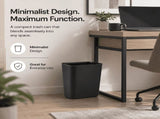 Space-Saving 8L Bathroom Trash Can with Lidless Design for Easy Use, Slim and Stylish Plastic V1370-AZ4-19829