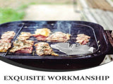 20Pcs Reusable Stainless Steel Oyster Pan for Baking and Grilling with Seasoning Dish V1370-AZ4-09554