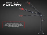 800kg Electric Hoist Winch Crane 12V Swivel Car Truck UTE Lift 360&deg Pick up V379-EWINCHCRAN