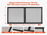 RV Screen Door Protector, 622.3 x 508 mm Door Grille, Easy to Install and Disassemble, Reinforced V952-KKSFCPMMLCH22B30VV0