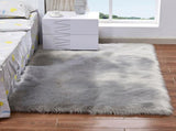 Long Plush Ultra Soft Fluffy Rugs Rectangle Shape Faux Sheepskin Wool Carpet Rug for Living Room V1294-YM0901-H23331GY-2