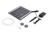 Solar Oxygen Pump 10V 6W Shockproof Small Lightweight Solar Water Air Pump for Fish Tanks Aquariums V1294-YM0717-3111220229411