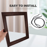 Canvas Floating Frame Coffee Wooden Wall Hanging Picture Frame V1369-AZ3-W-20846