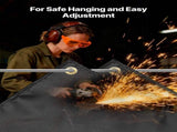 Welding Blanket, 1829mm x 2438mm Silicone Coated Fiberglass Welding Blanket, 1800&degF Heat Resistant V952-GJTCBLXWHTTCEJ8VR001V0