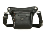 Men's Drop Leg Bag Outdoor Waist Pack - Crossbody Shoulder Bag for Travel, Cycling, Hiking V1258-WAIST-BAG-01-BRN