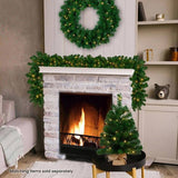 Christabelle 2.7m Christmas Garland with LED Lights Chadwick Tree Decoration Ornament 112_OPCG274