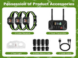 Wireless Dog Fence & Training System with 2.4GHz Remote Control, Adjustable Static Stimulation, V1341-ZY-M3MSDXGE-BLACK