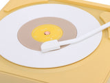 Record Player Bluetooth Speaker ABS Cute Portable Wireless Turntable Speaker Alarm Clock for Home V1294-YM0901-3115240080111