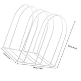 Iron Hat Display Stand Rack for Home Use, Table Storage Organizer, 1 Set V1366-AZ2-W-19615