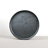 Plate High Rim 25cm Craft Black Design V637-C6924