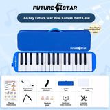 32-key melodica, student melodica, children melodica, beginner musical classroom V1102-783-04477-RED-32