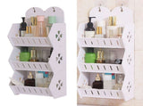 Wall Mounted Bathroom Shelf Waterproof Rustproof Adjustable Layer Height Storage Rack for Toilet V1294-YM0901-3117230254011