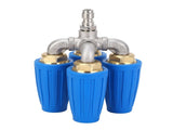 4 in 1 Pressure Washer Nozzle Blue 360&deg Rotating 4000psi 1/4 Inch Quick Connector Pressure Washer V1294-YM0901-3111250008711