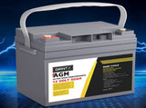 Giantz AGM Deep Cycle Battery 12V 50Ah Box Portable Solar Caravan Camping BATTERY-C-AGM-50