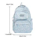 Ladata Backpack Stylish Ladies Backpack Middle School Backpack College Student - Pink - Size V1347-127-89295-PNK-45-30-17