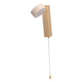 LED Wall Sconce Oak Wood Travertine Stone Modern Rotatable Wall Light Fixture Art Decor for Entryway V1294-YM0901-3119250058411
