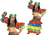 Womens FLAMENCO DANCER COSTUME Spanish Fancy Dress RUMBA Rio Carnival V563-12780