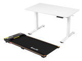 Artiss 100cm Standing Desk Treadmill Motorised Home Office White SDTM-156E-100-380-WHBK