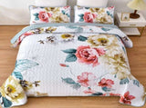 Vibrant Quilted Bedspread and Pillowcases Set Add Color and Comfort to Your Space - Queen size V745-MAC080474Q13U