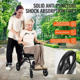 VEVOR, Aluminum Alloy Ultra-Lightweight Transport Chair for Adults, Foldable Cabin V952-FWYSLYLHJ157O4N02V0
