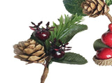 Artificial Flowers Red Berries Pine Cones for Gift Package Plastic Dried Flower Card Accessory for V1294-YM0901-3115240080312