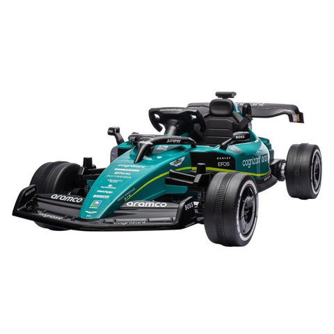 Kahuna Aston Martin Aramco F1 Licensed Electric Kids Ride On Race Car CAR-AMR-599-GN