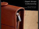 Zippered Portfolio Organizer, Leather Padfolio Binder, Professional Business Binder, Organizer for V1189-WXFWAL-20260319-01465