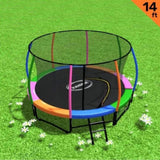 Kahuna Rainbow 14 ft Trampoline TRA-KAH-14-RB