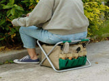 Removable Garden Tool Bench Folding Garden Stool Multifunction Gardening Tool Organizer Stool V1294-YM0715-211101GS01