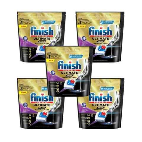 Finish Ultimate Plus 155 Dishwasher Tablets FINISH-3292118X5