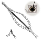2Pcs Flex Shaft Sewer Descaling Chain Push Type Rotary Cable Sewer Dredge Tool Multi Purpose PVC V1369-AZ3-W-12013