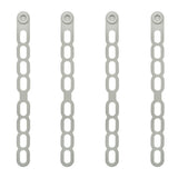 4 Pcs Silicone Latch Strap Tie for Slow Cooker Lid Lunch Box Bundling Organizing Black Gray V1189-LWWAL-20260327-04689