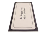Coffee Mat Pu Leather Anti Slip Stain Resistant Waterproof Table Mat for Kitchen Countertop 30 V1294-YM0710-3113230280512