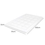 Dreamz Mattress Topper Pillowtop Cover Protector Single MP1013-S