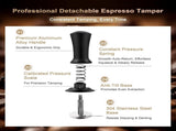 Tamper - Coffee tamper - Espresso tamper - 58 mm tamper - Aluminum and stainless steel V1188-MS-313-0851