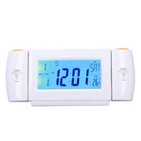 Projection Alarm Clock Glareless LED Night Light Voice Control Induction Temperature Display LED V1294-YM0715-3113210306811