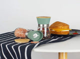 2 Pcs Salt and Pepper Grinder Set with Ceramic Core, Bamboo Lid for Kitchen Dining Table and Cooking V1237-ZY-917-242