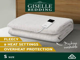 Giselle Bedding Single Size Electric Blanket Fleece EB-FL-LCD-S