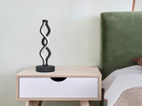 Twisted Spiral LED Table Lamp Modern Touch-Control Desk Light for Bedroom, Living Room & Caf V1107-CS-LXTD