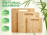 6 Pcs Bamboo Cheese Cutting & Serving Board Set Moso Bamboo, Reversible, BPA-Free V1181-KC0010X2