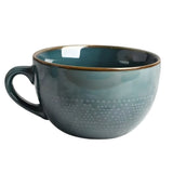 24 Oz Large Ceramic Coffee MugGrain Soup Mugs/Salad Bowl/Oversized Porcelain Bowl for V1369-AZ3-W-17592