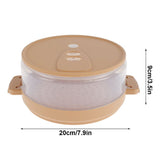 Yummy Can Potatoes, with Lid Silicone Yummy Can for Microwave Copper Color Splatter-Proof V1366-AZ2-W-15605