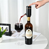 3-in-1 Electric Wine Aerator & Decanter Set with Stand Base - Automatic Pump Dispenser, Retractable V1192-AZ-W-4781