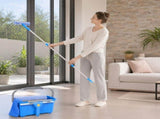Professional Window Cleaning Kit with Bucket 3 Gallon, 76" Long Handle Squeegee and Microfiber V1107-799-87318