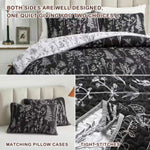 Cultured Quilted Coverlet and Pillowcases Set: Style Meets Functionality - Queen size V745-MAC090241Q13U