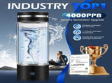 Hydrogen Water Bottle Generator 4000PPB SPE PEM Electrolysis Portable Hydrogen Ionizer Water Maker V1237-ZY00B0GLY2C8C8