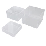 3Pcs Acrylic Risers Display Stands Cubic Nesting for Dessert Table Buffet Tables Food Transparent V1294-YM0901-3117250013013
