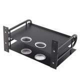 Double Layer Floating Wall Shelf TV Box Shelf Wall Mounted Router DVD Cable Box Shelf for Household V1294-YM0523-3116220002711