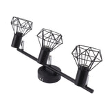 3 Light Track Lighting Kit Rotatable Heads Matte Black Finish Modern Fashionable Ceiling Spotlight V1294-YM0703-3119230081211